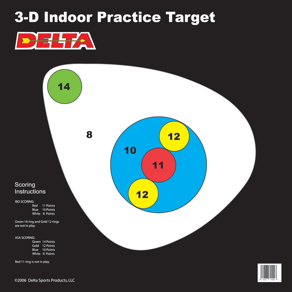 DIY Archery Target - used A4 sized papers