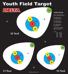 Delta Youth Field Paper Face Target for Archery Lovers