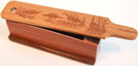 Cedar Custom Box Call with Laser-Engraved Cherry Lid by Southland Games Calls for Turkey Hunters and Collectors