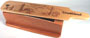 Golden Deluxe Mahogany Custom Box Call with Laser-Engraved Poplar Lid "Good Gobblng 2001" by Southland Games Calls for Turkey Hunters and Collectors