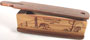 Golden Deluxe Poplar Custom Box Call with Laser-Engraved Walnut Lid "Good Gobbling 2003" RIGHT-SIDE by Southland Games Calls for Turkey Hunters and Collectors