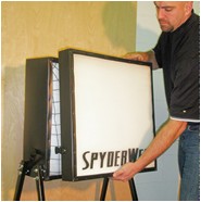 SpyderWeb Targets - Optional Panel Install View for S-Series Portable Targets