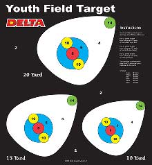 Delta  Youth Field Paper Face Target for Archery Lovers